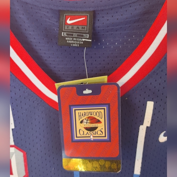 NWT New Rare Vtg Nike Hardwood Classics NBA Houston Rockets Steve Francis Jersey - Picture 7 of 12